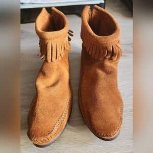 Minnetonka Suede Booties